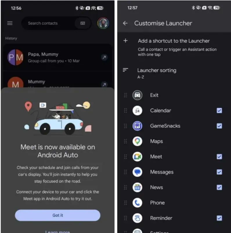 Google Meet наконец-то добрался до Android Auto, но с ограничениями