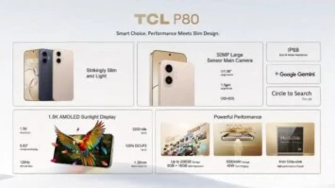 TCL P80 Ultra: технология NxtPaper теперь с OLED-экраном