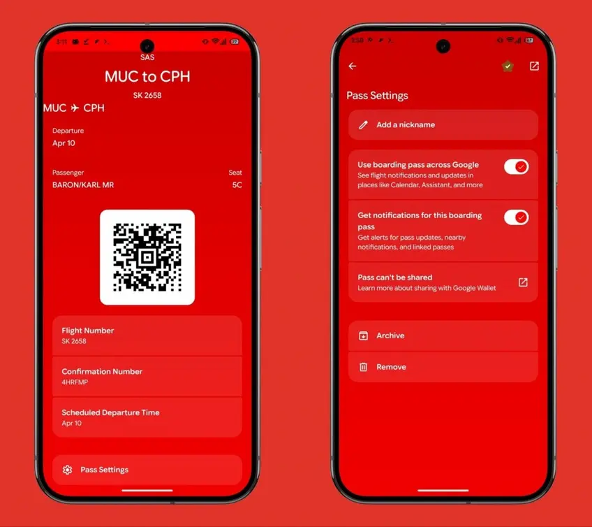 Google Wallet меняет дизайн пропусков: слишком много цвета?