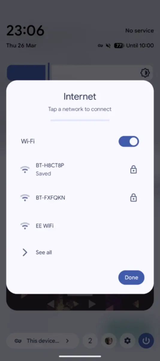 Google возвращает удобный переключатель Wi-Fi в одно касание в бета-версии Android 17