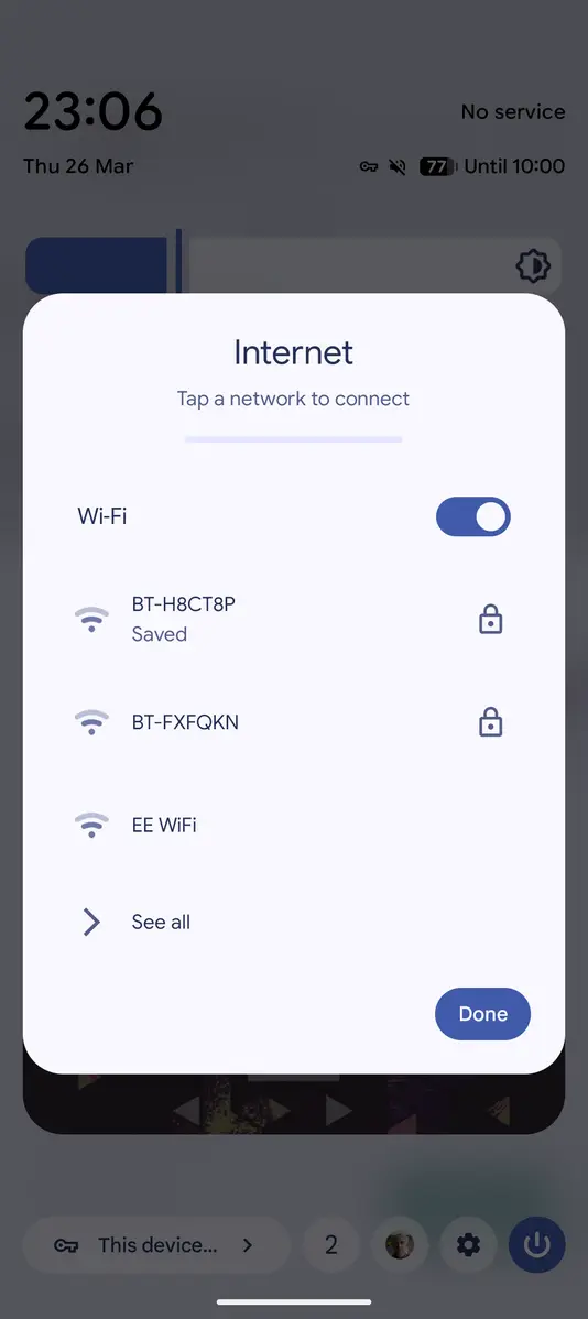 Google возвращает удобный переключатель Wi-Fi в одно касание в бета-версии Android 17