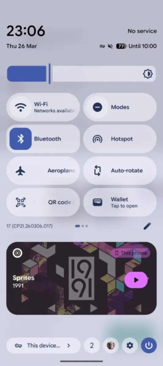 Google возвращает удобный переключатель Wi-Fi в одно касание в бета-версии Android 17
