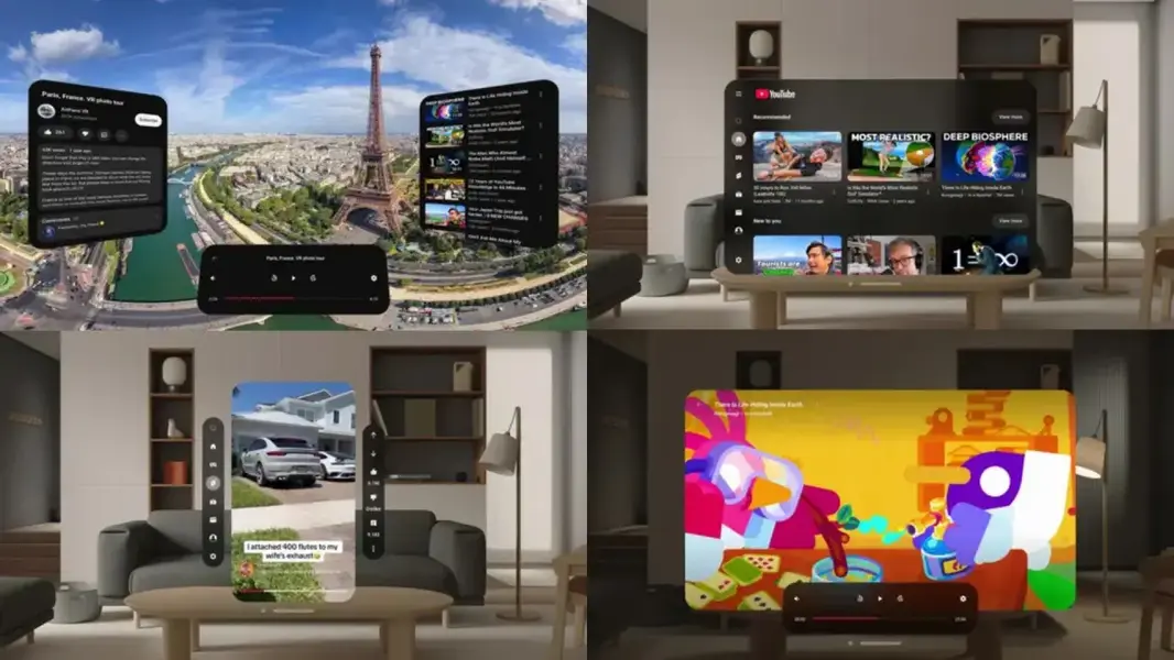 Официальное приложение YouTube выходит на Apple Vision Pro