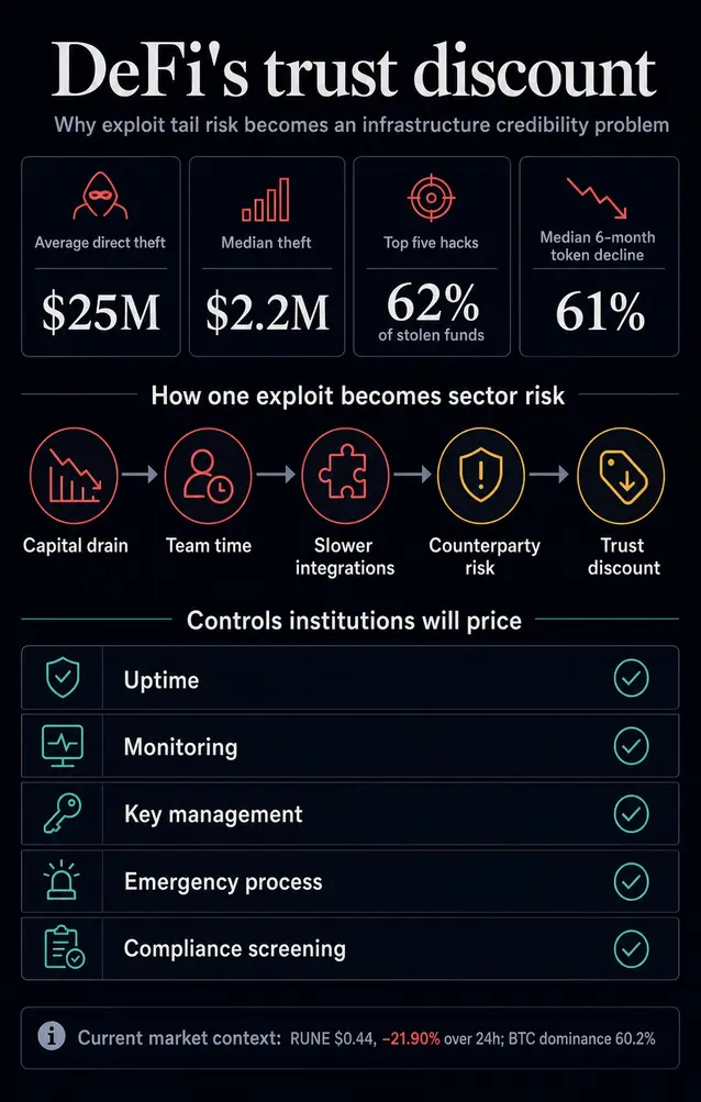 Взлом THORChain превращает экстренную остановку сети в проверку DeFi на прочность