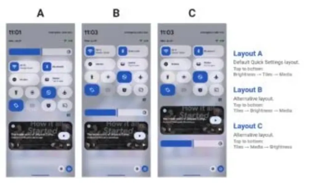 &laquo;Android 17 QPR2 Beta 3&raquo; добавляет больше эффектов размытия и позволяет менять порядок быстрых настроек