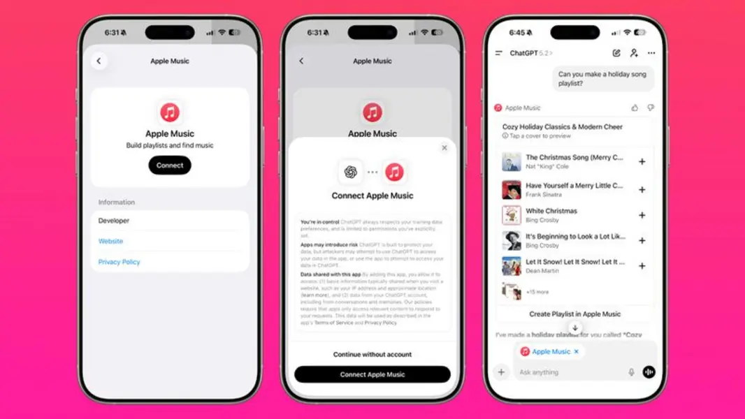 Создание плейлистов Apple Music с помощью ChatGPT