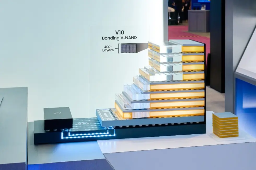 Samsung демонстрирует быстрый и эффективный накопитель BV-NAND V10 и &laquo;zHBM&raquo; для ускорителей искусственного интеллекта