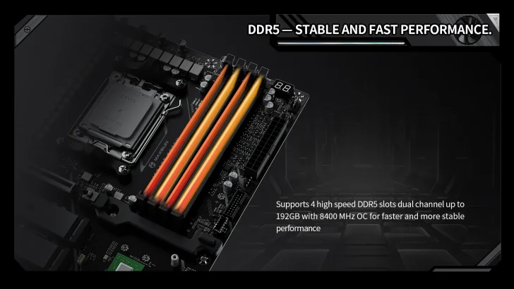 Maxsun Представляет Материнскую Плату iCraft X870M, Поддерживающую Процессоры AMD Ryzen Нового Поколения С TDP 400 Вт, Крупным Дисплеем и Охлаждением PCH Вентилятором