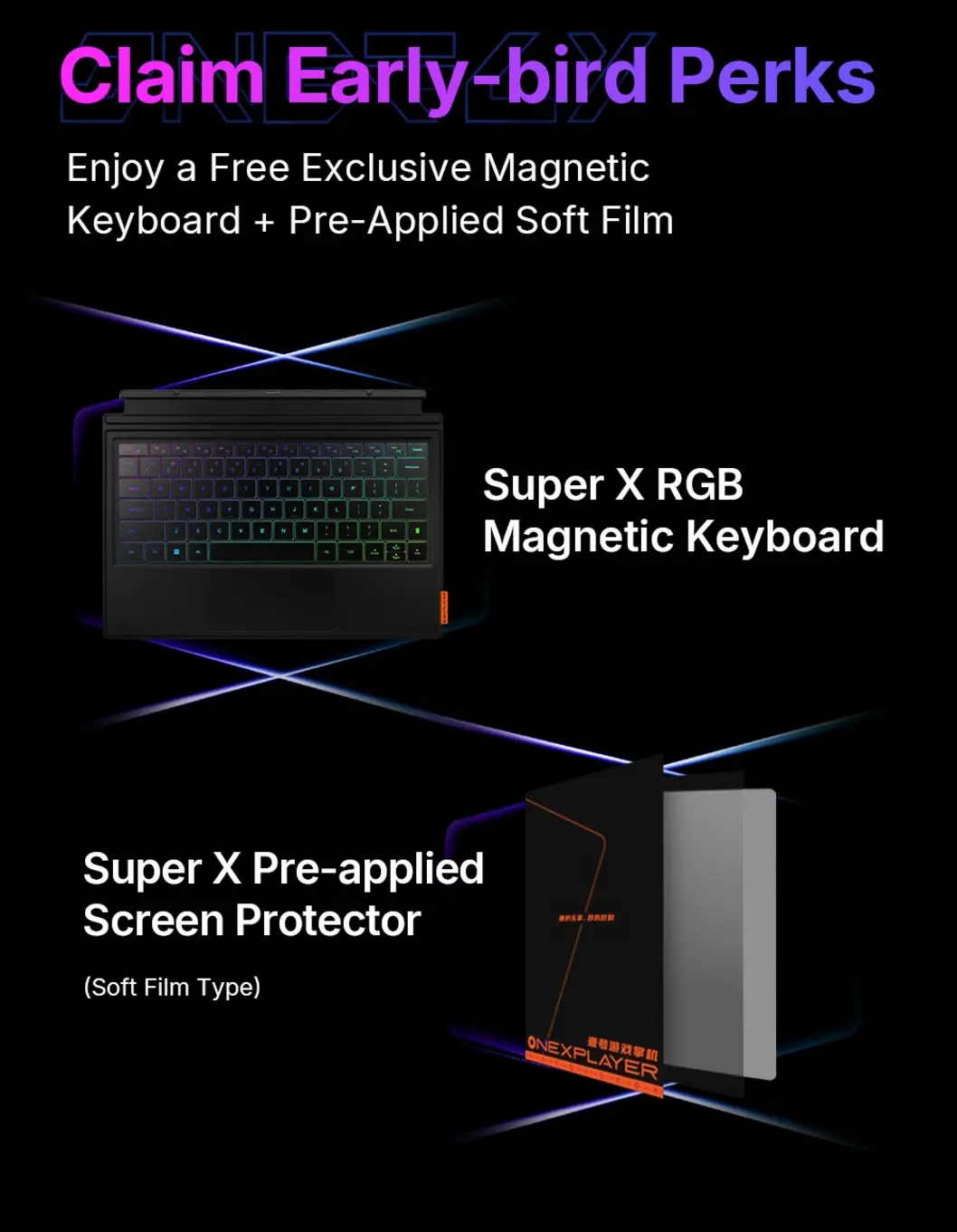 OneXPlayer объявляет цену на Kickstarter за планшет Super X; начинается от 1999 долларов за конфигурацию Ryzen AI Max+ 395 с 48 ГБ/1 ТБ.