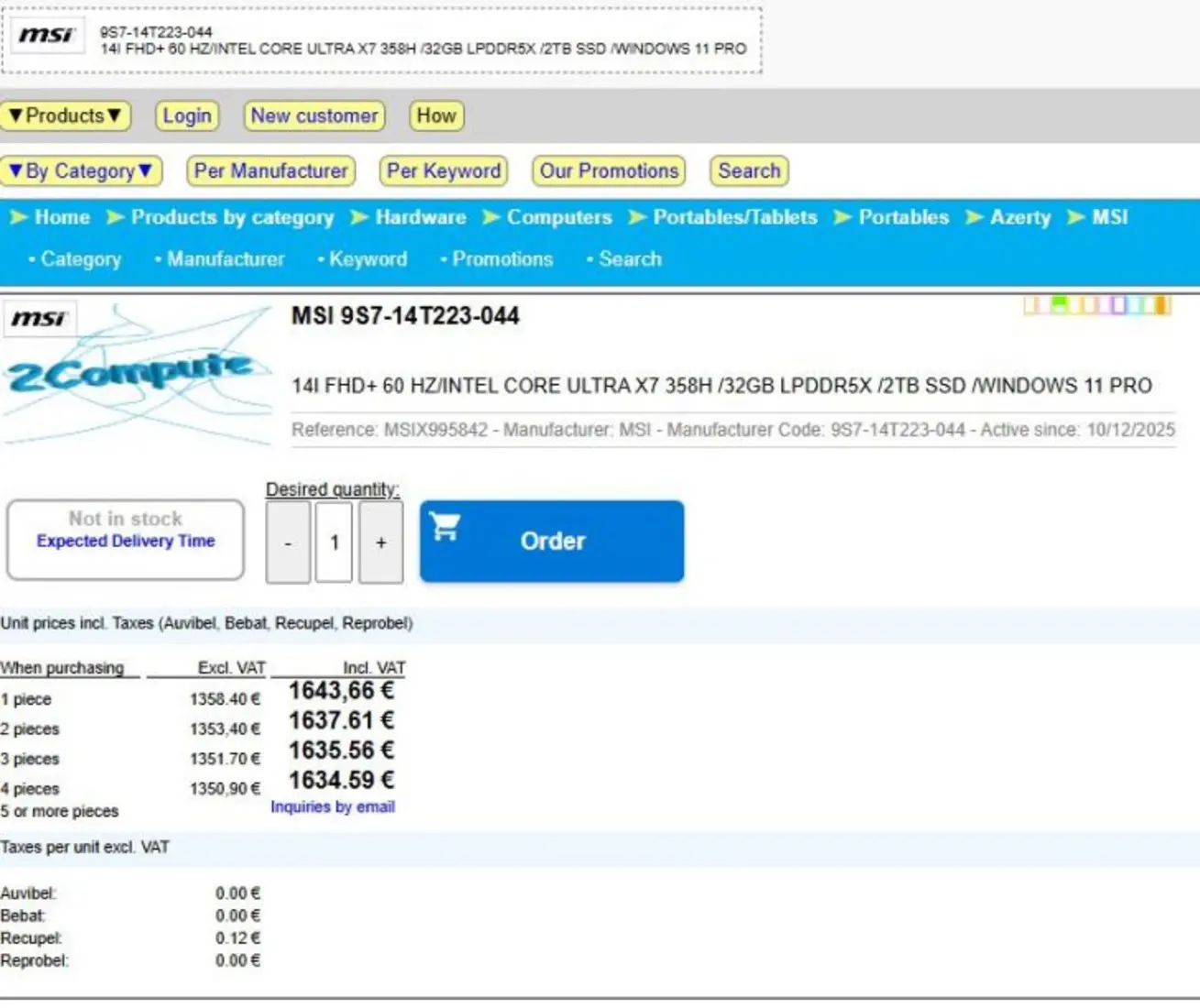 MSI и HP готовят несколько моделей ноутбуков на базе Panther Lake — от $999