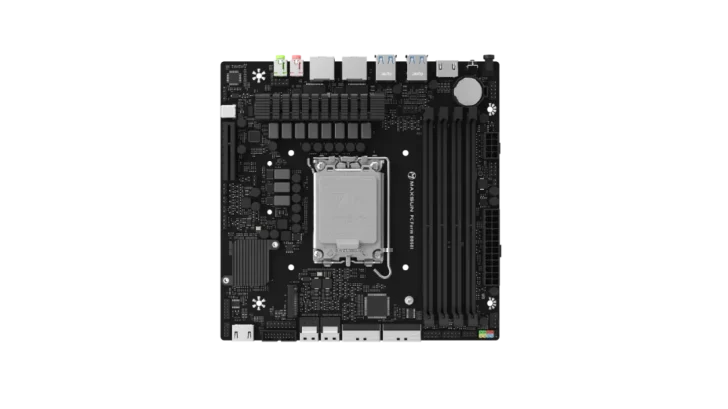 Maxsun представляет MS‑PC Farm B860I — редкую материнскую плату Mini‑ITX с четырьмя слотами DIMM