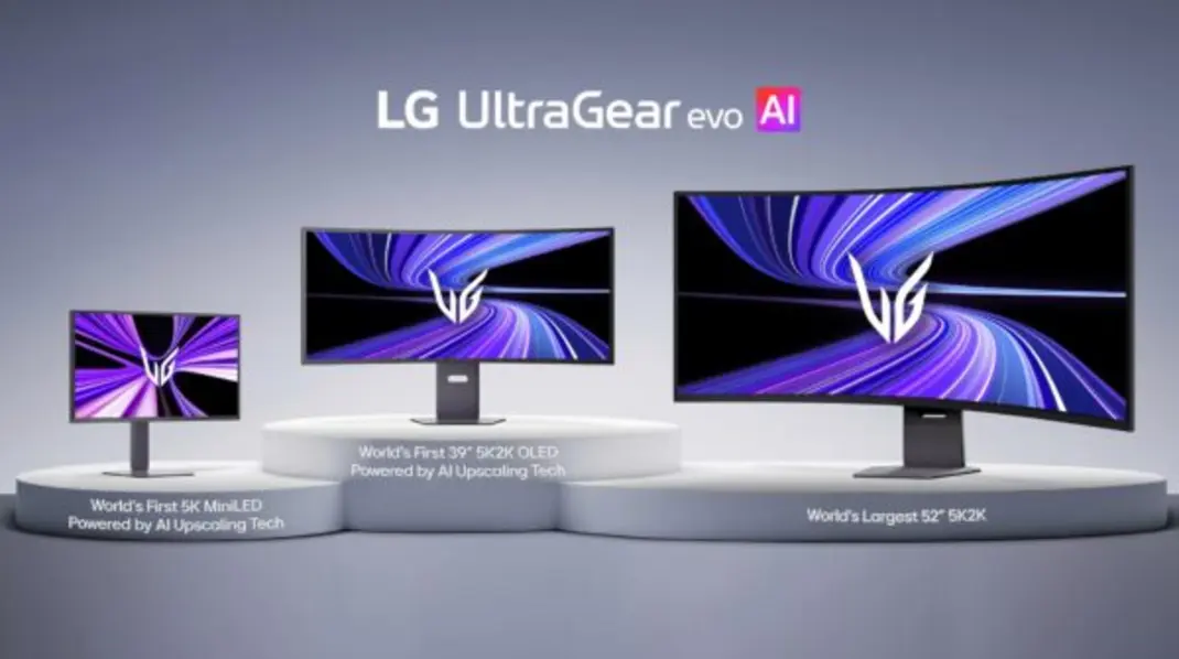 LG представляет мониторы UltraGear evo премиум-класса с разрешением 5K2K и 5K, использующие масштабирование на основе искусственного интеллекта 5K.