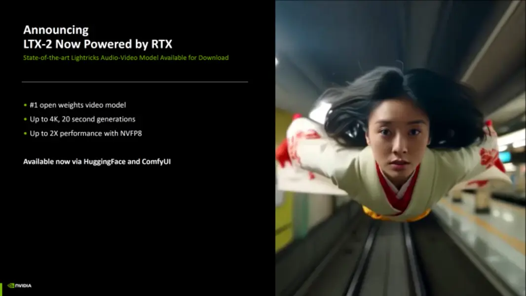 NVIDIA ускоряет RTX AI ПК: на 35% быстрее в больших языковых моделях и в 3 раза быстрее в задачах креативного ИИ, NVFP4 снижает использование видеопамяти.