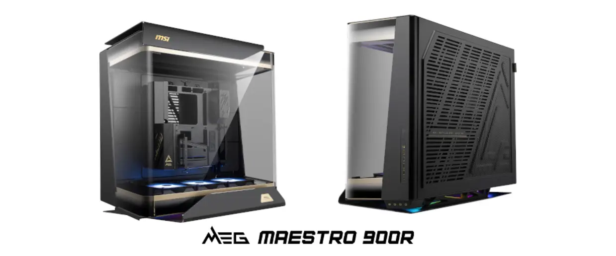 MSI демонстрирует высококлассные блоки питания серий MPG Ai TS и MAG, процессорные кулеры с OLED/LCD-дисплеями и панорамный корпус MEG MAESTRO 900R.