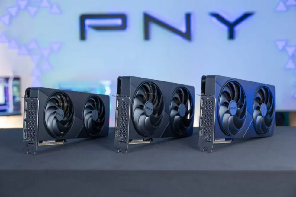 PNY уменьшает толщину видеокарт RTX 50 с новыми моделями 