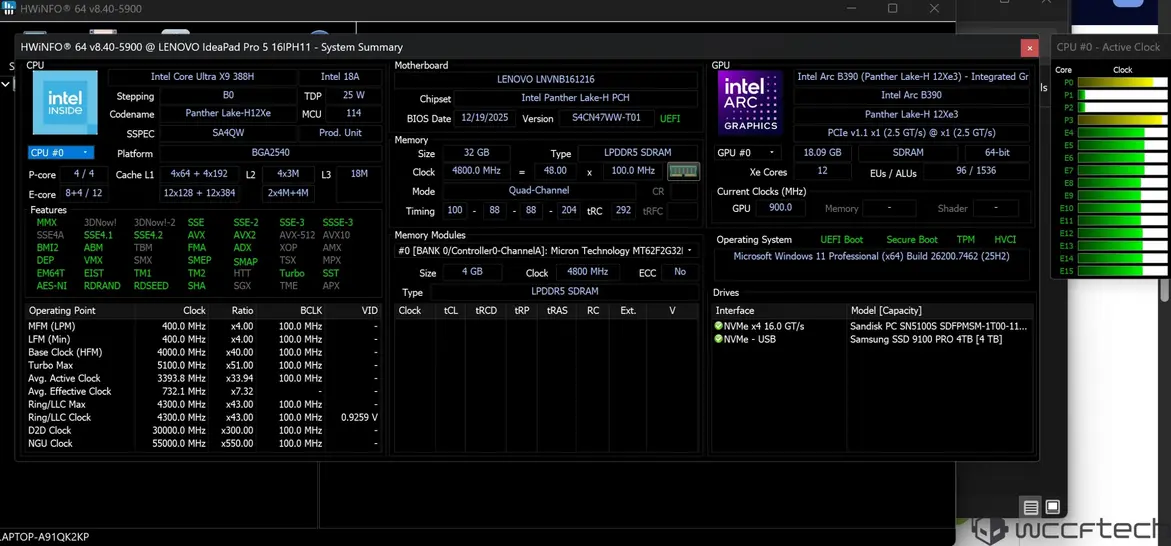 Мы протестировали встроенную графику Intel Panther Lake 