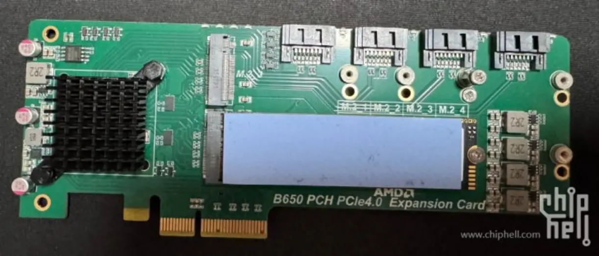 Платы расширения AMD B650, X670 и X870 увеличивают количество слотов M.2, портов SATA и USB, а также предоставляют дополнительные возможности ввода-вывода.