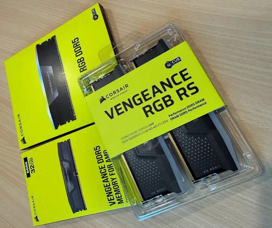Corsair обновляет упаковку памяти Vengeance DDR5 для надежной защиты от подделок