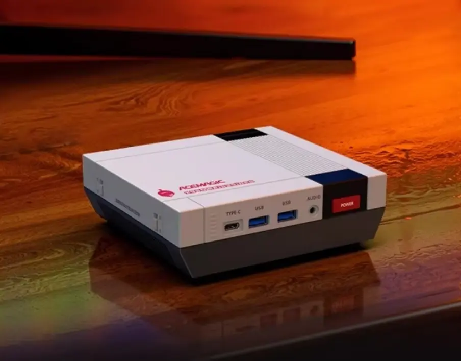 ACEMAGIC выпускает Retro X5 Mini: дизайн в стиле Nintendo NES и мощный Ryzen AI 9 HX 370 внутри