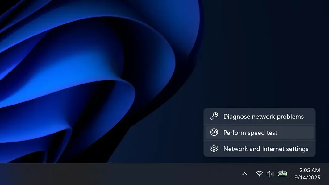 Microsoft добавила встроенный тест скорости интернета в панель задач Windows 11 в новой инсайдерской сборке вместе с рядом других улучшений