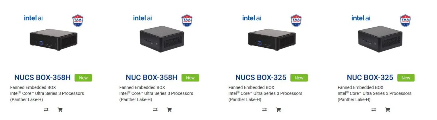 ASRock представляет серию NUC Ultra 300 Box с процессорами Ultra X7 358H до 16 ядер и 128 ГБ оперативной памяти