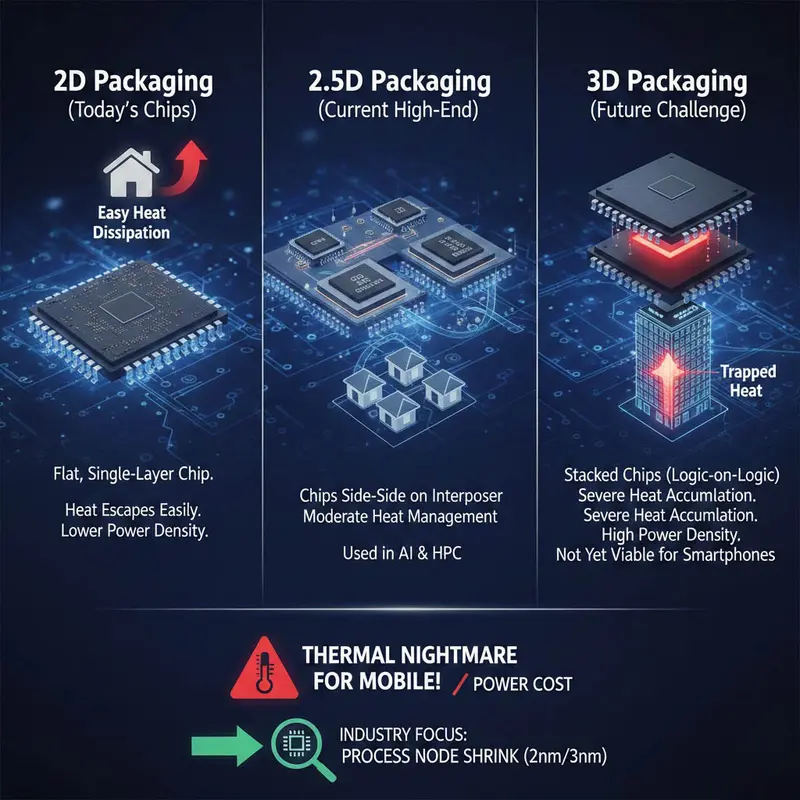 TSMC и Huawei далеки от изучения 3D-упаковки для мобильных SoC, вместо этого сосредоточившись на улучшении производственных процессов из-за тепловых ограничений