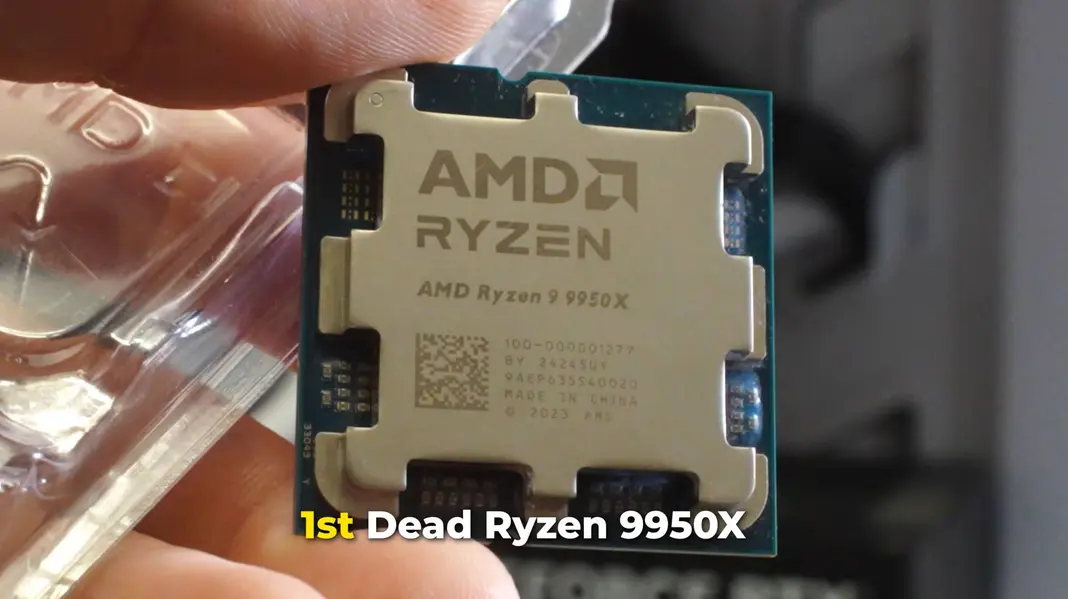 Техно-город стал свидетелем двух смертей AMD Ryzen 9950X подряд на материнской плате ASRock X870