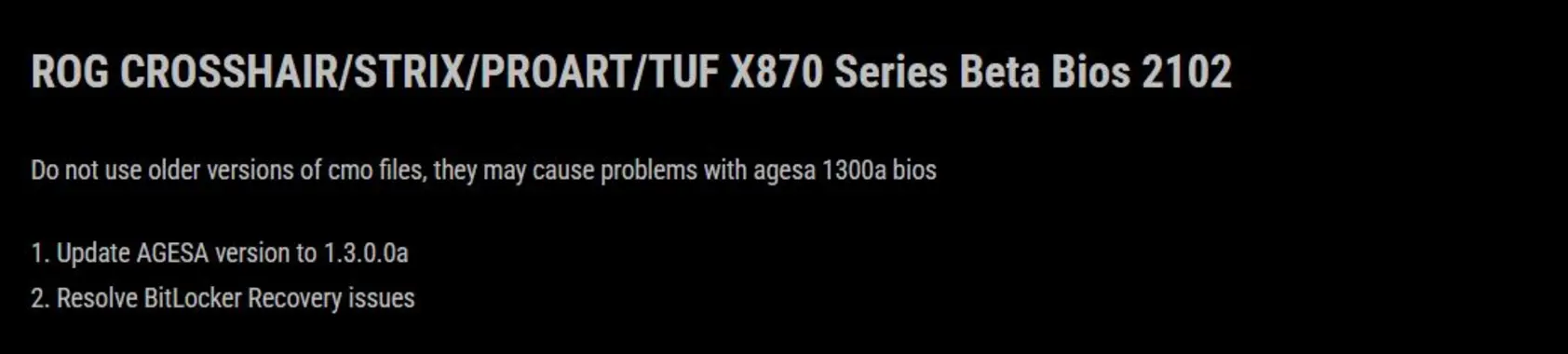ASUS выпустила новый BIOS для исправления проблем с восстановлением BitLocker на материнских платах AM5