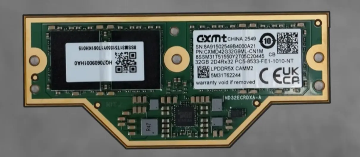 Lenovo ThinkBook 2026, по слухам, использует модули памяти LPCAMM2 от CXMT