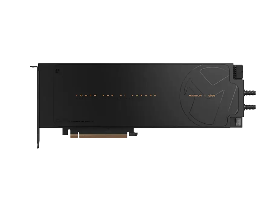 MAXSUN представила видеокарту Intel Arc PRO B60 Dual 48G с жидкостным охлаждением и разъемом 12V-2×6