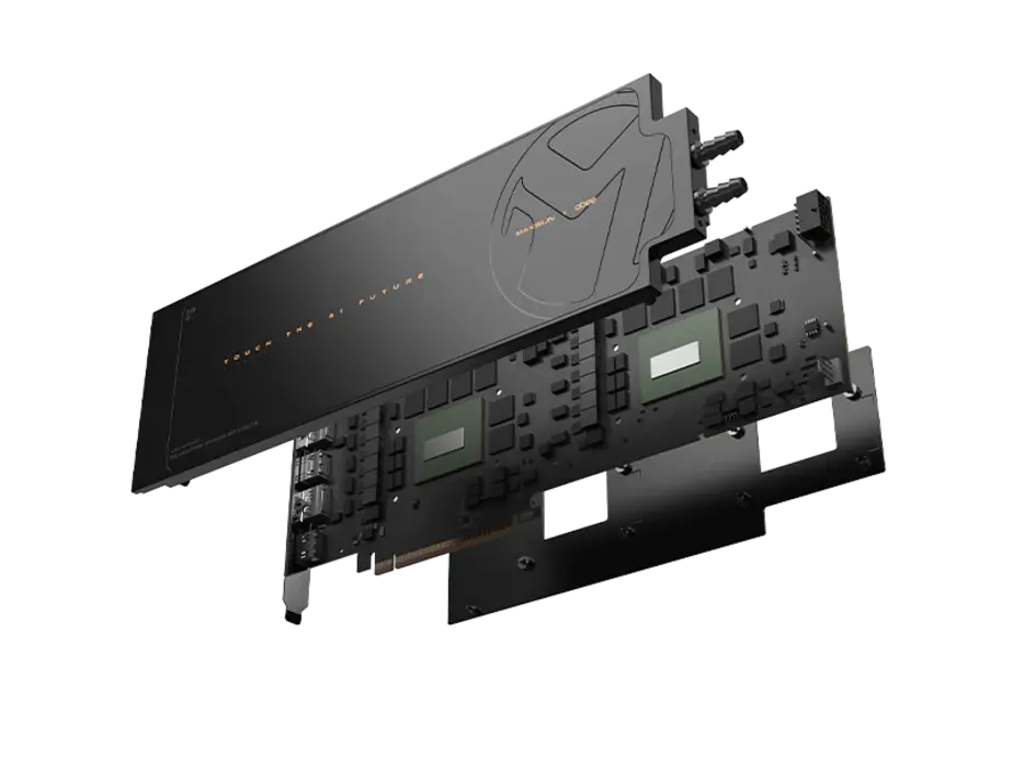 MAXSUN представила видеокарту Intel Arc PRO B60 Dual 48G с жидкостным охлаждением и разъемом 12V-2×6