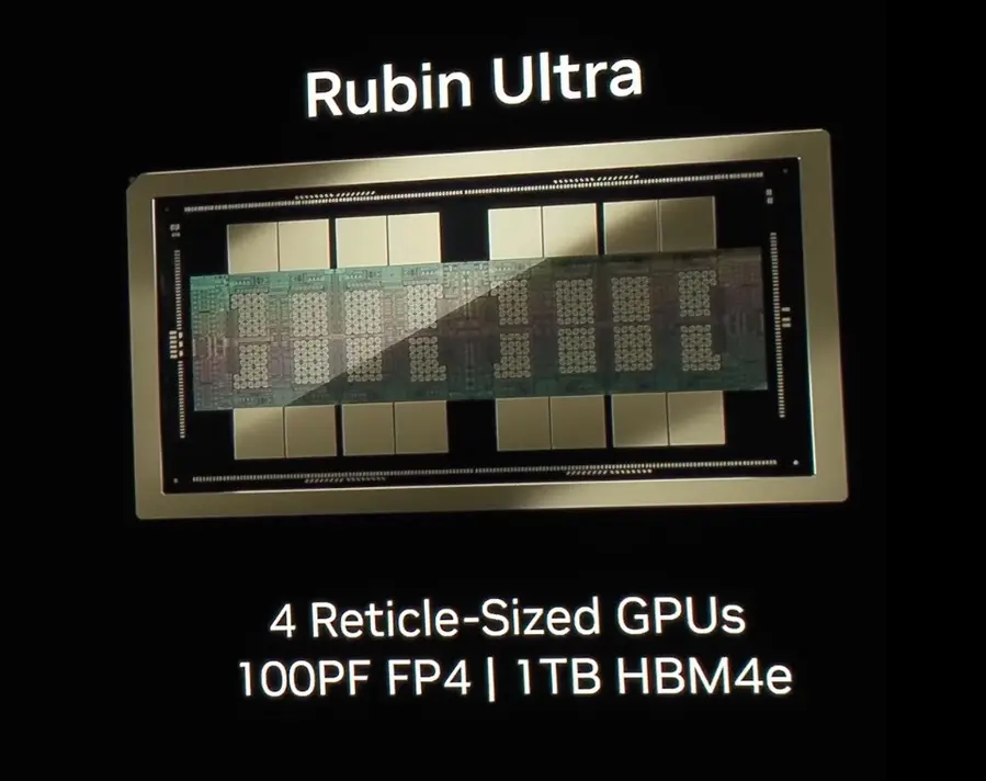 NVIDIA отказалась от амбициозного четырехчипового дизайна Rubin Ultra в пользу двухчипового из-за проблем с цепочками поставок