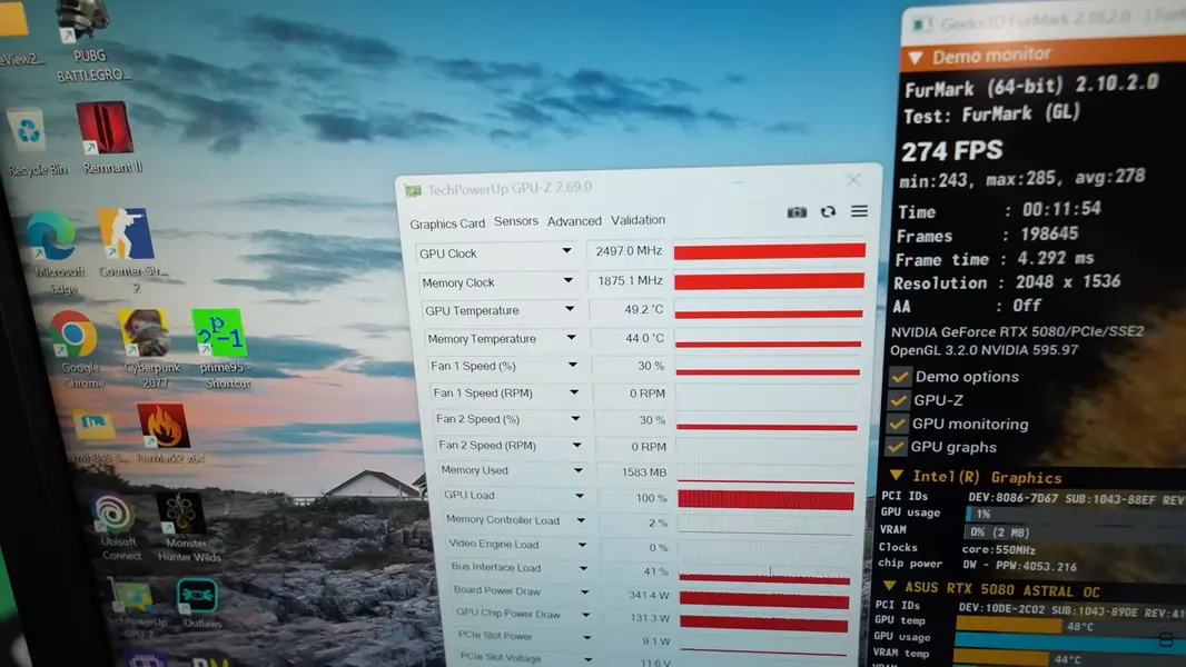 Водоблок Thermal Grizzly Deltamate снижает температуру ROG Astral RTX 5080 почти на 20&deg;C: демонстрация от Der8auer