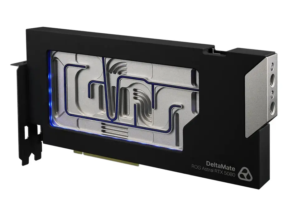 Водоблок Thermal Grizzly Deltamate снижает температуру ROG Astral RTX 5080 почти на 20&deg;C: демонстрация от Der8auer