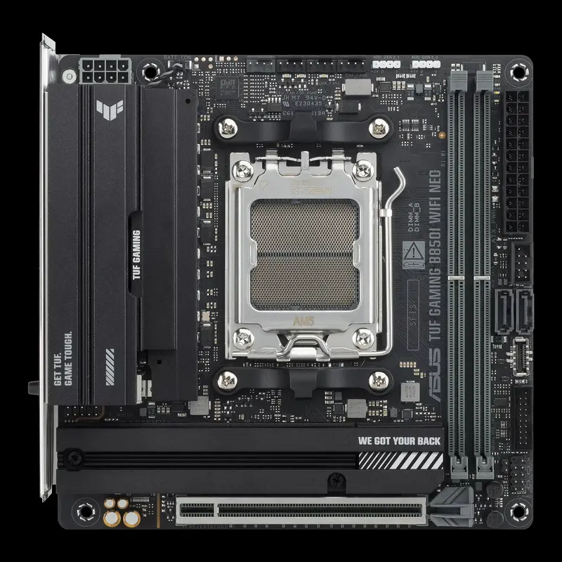 ASUS выпускает доступную Mini-ITX материнскую плату TUF Gaming B850I WIFI NEO для платформы AM5