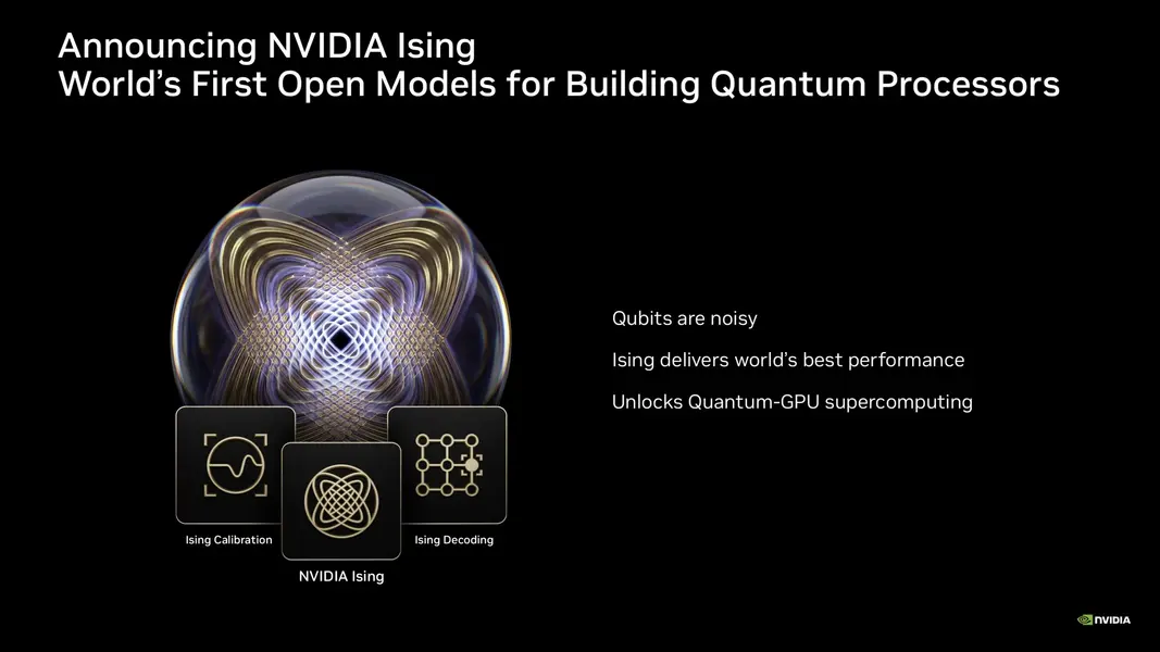 NVIDIA сделала квантовые вычисления практичными с Ising — первыми в мире открытыми ИИ-моделями для квантовых компьютеров