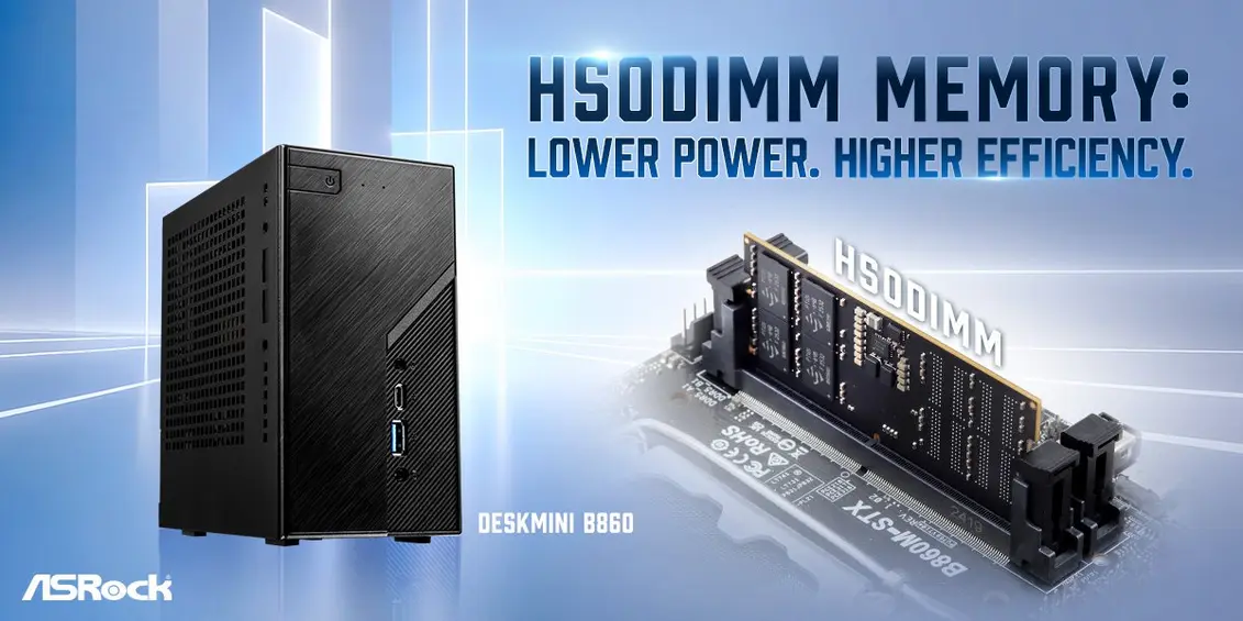 Стандарт HUDIMM от Intel и ASRock наконец сделает оперативную память DDR5 доступной для бюджетных сборок