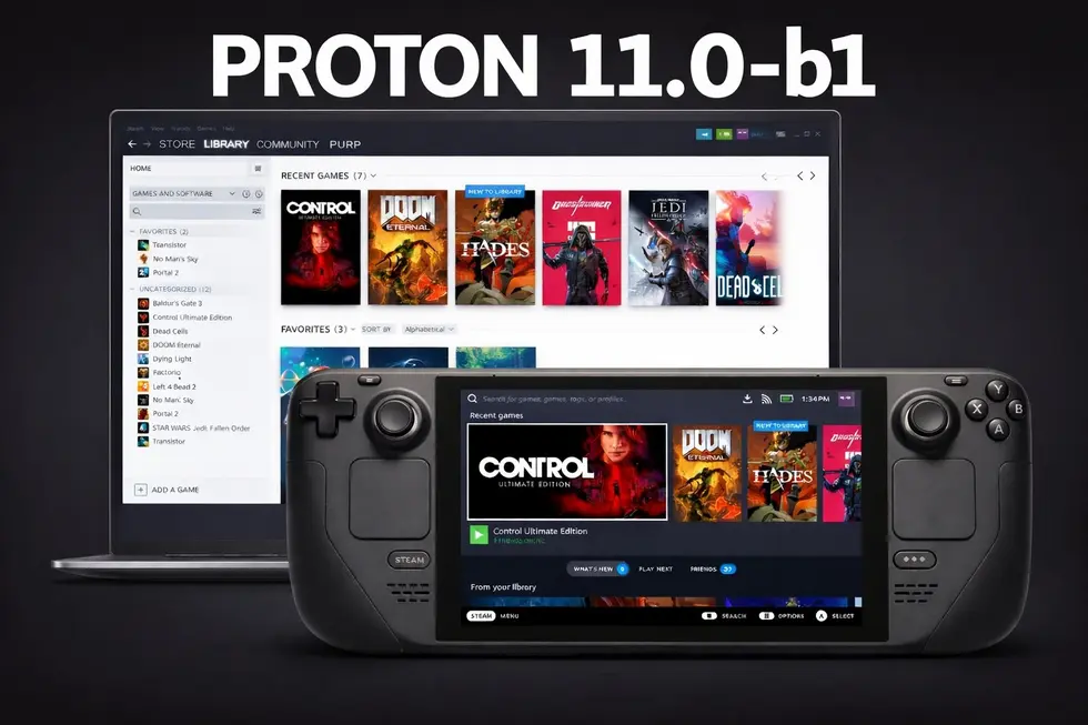 Valve тихо обновила Proton до Wine 11: Linux-гейминг получил 