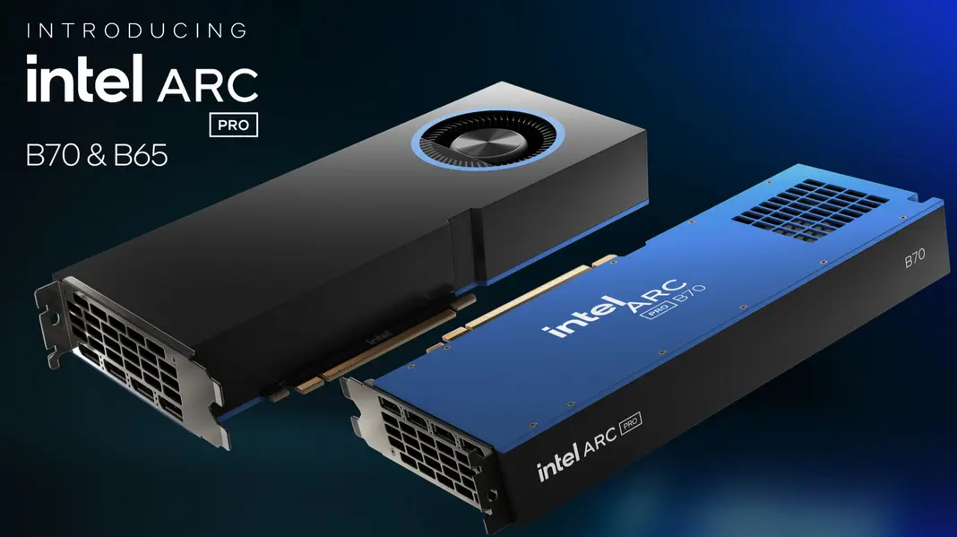 Тестирование Intel Arc Pro B70 32 ГБ в играх: до 40% быстрее в растеризации и на 65% быстрее в RT, чем B580, на равных с RTX 5060 Ti 16 ГБ