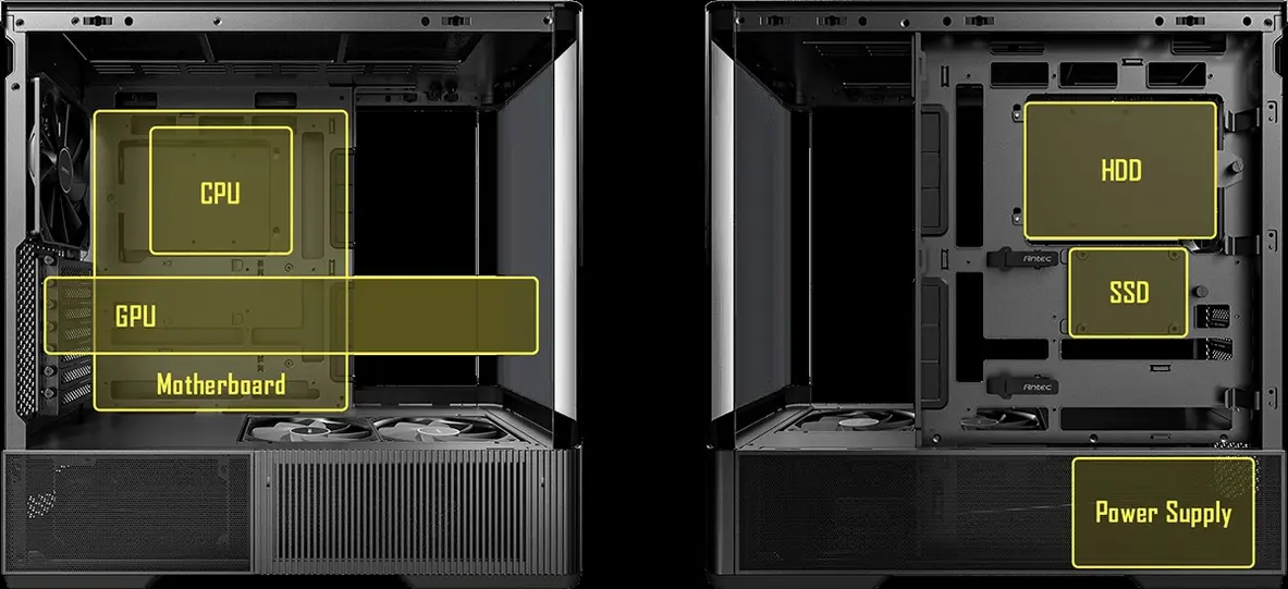 Antec представила C6 Curve Air: трехстороннее стекло, изогнутая передняя панель и 450-мм &laquo;GPU Clearance&raquo; для топовых сборок