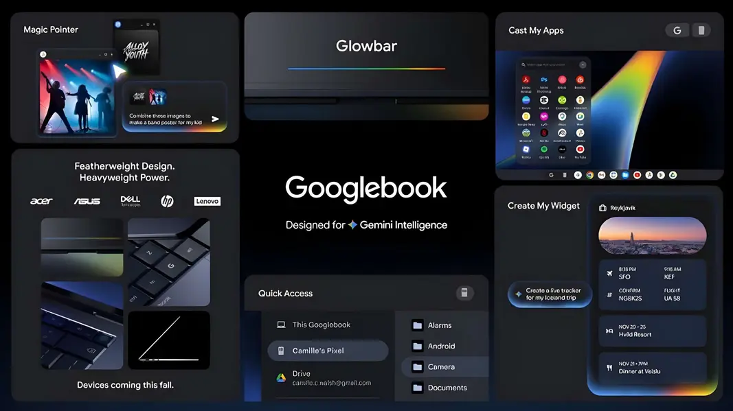 Google раскрывает новые фишки на Android-шоу I/O: интеллект Gemini и Googlebook