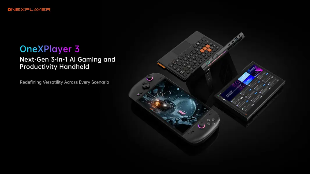OneXPlayer 3: новый Intel Arc G3 Extreme и 8,8-дюймовый OLED для консольного гейминга в портативном формате