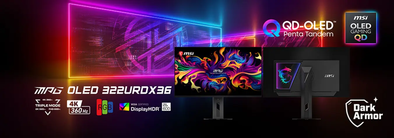 MSI выпускает первый в мире «трирежимный» QD-OLED игровой монитор с переключением между 4K@360Hz, 2K@520Hz и FHD@680Hz