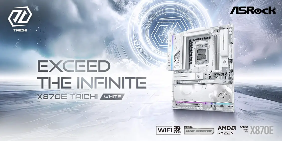 ASRock расширяет линейку Taichi перед Computex 2026: нас ждут новые RX 9070 XT, 540Hz OLED-мониторы и СЖО AQUA