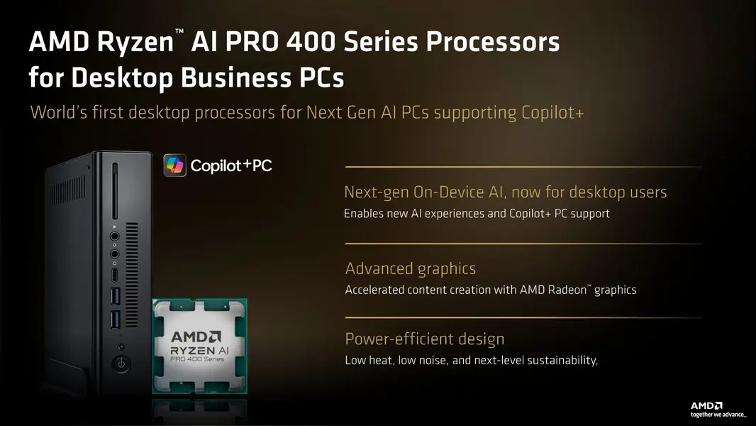 Процессоры AMD Ryzen AI PRO 400 и Ryzen 9 PRO 9965X3D с технологией 3D V-Cache дебютируют в третьем квартале 2026 года