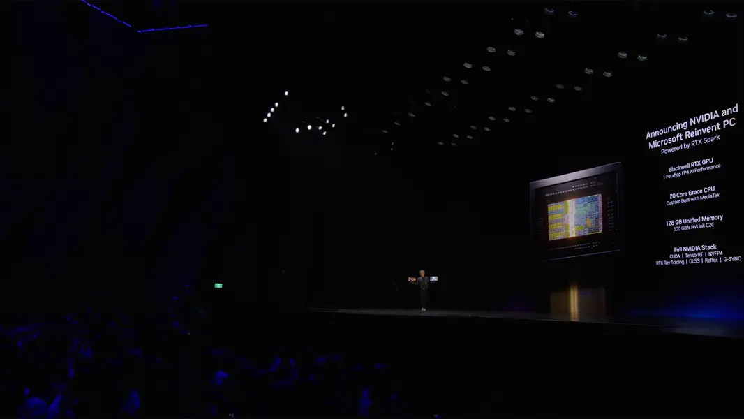 Первая волна ноутбуков RTX Spark выйдет этой осенью: на презентации устройства тянули ААА-игры вроде 007 First Light и Forza Horizon 6 при работе от аккумулятора