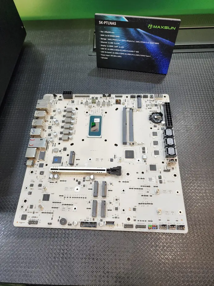 Процессоры Intel Panther Lake и Wildcat Lake приходят на десктопы в первых «MoTD»-дизайнах от Maxsun