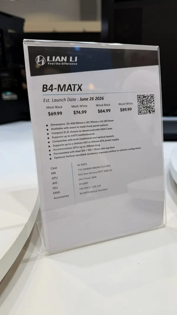 LIAN LI решает проблему продуваемости стеклянных панелей в LANCOOL 4 на Computex 2026: мощная рабочая станция и обновленная линейка O11