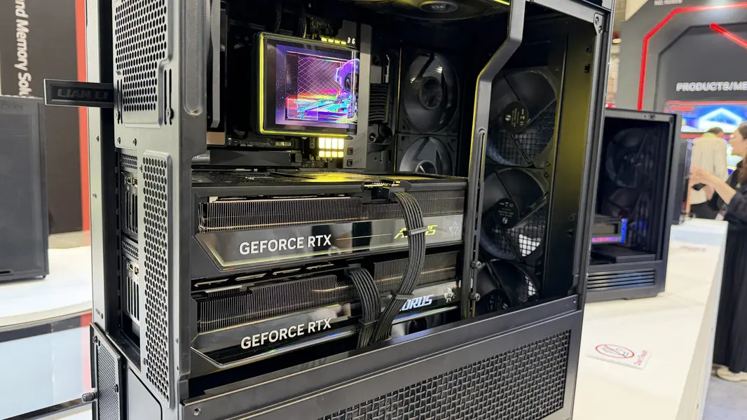 LIAN LI решает проблему продуваемости стеклянных панелей в LANCOOL 4 на Computex 2026: мощная рабочая станция и обновленная линейка O11