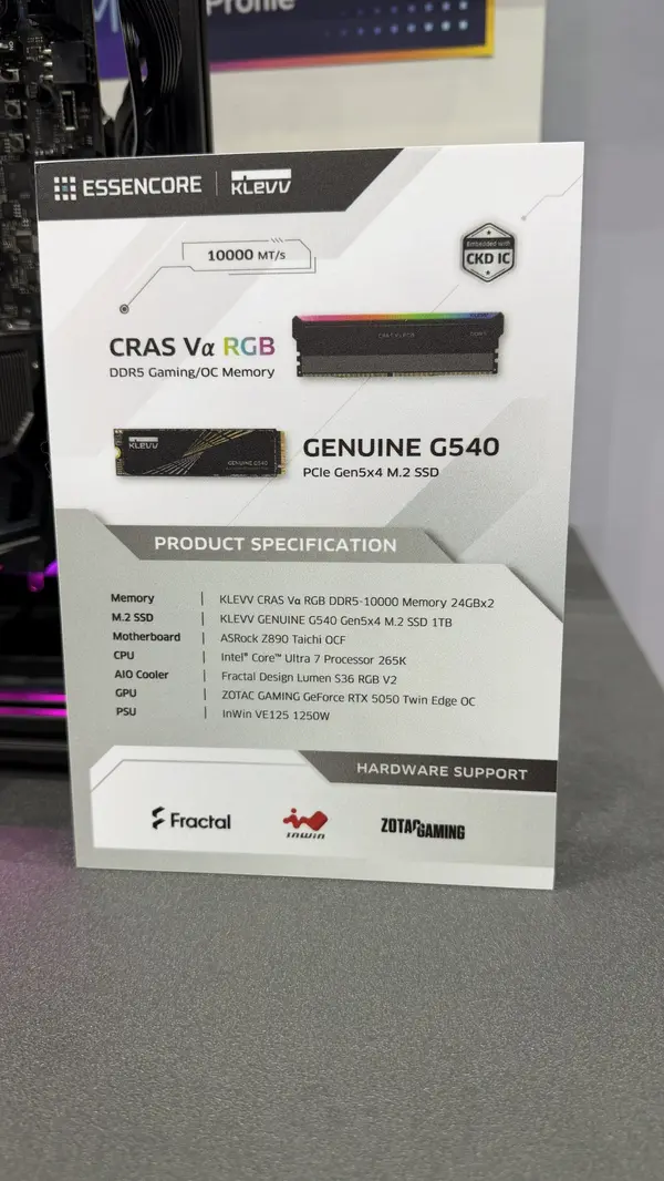 KLEVV разгоняет DDR5 до невероятных 10 000 МТ/с: новая память CUDIMM, AMD EXPO ULL и 4R CUDIMM уже здесь